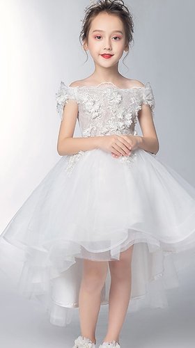 Детское платье в белом цвете № 50