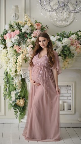 Вечернее платье на беременных № 22