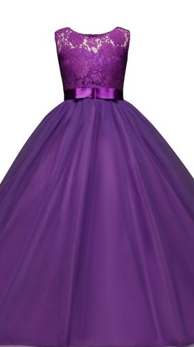 Детское платье в фиолетовом цвете № 12