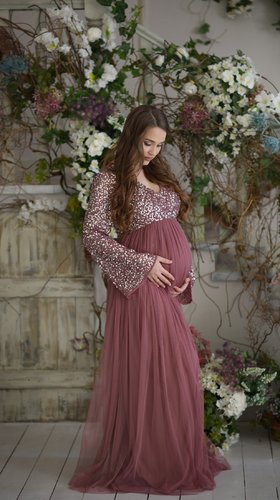 Вечернее платье на беременных № 28