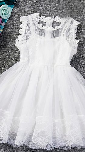 Детское платье в белом цвете № 20
