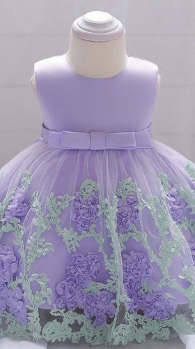 Детское платье в сиреневом цвете № 29