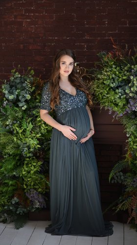  Вечернее платье на беременных № 21